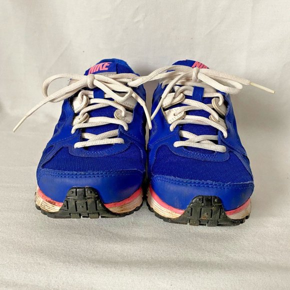 Nike Dual Fusion ST 2 Athletic Running Shoe Womens Size 6.5 454240-416 Blue Pink - Picture 6 of 12
